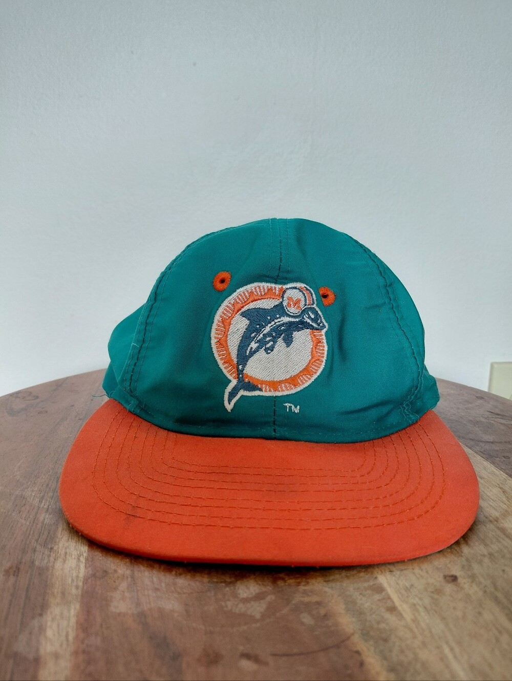 VINTAGE 80's NFL x Competitor Miami Dolphins Football Sports Hat OS